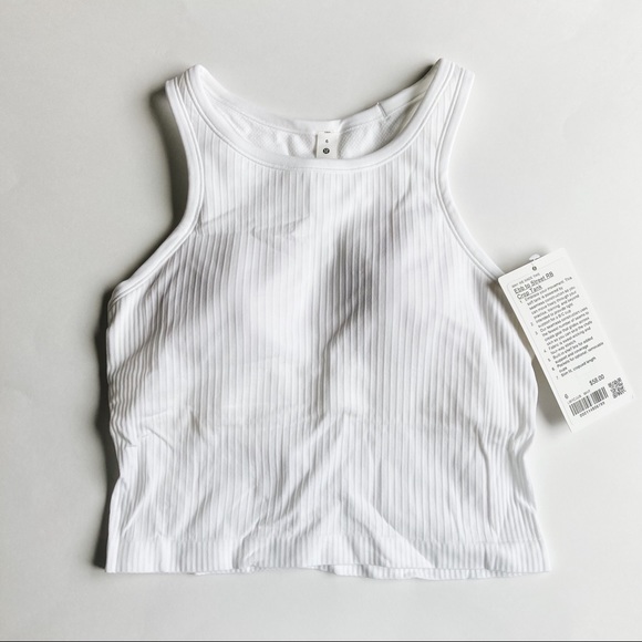 lululemon athletica Tops - NWT lululemon ebb to street crop racerback tank